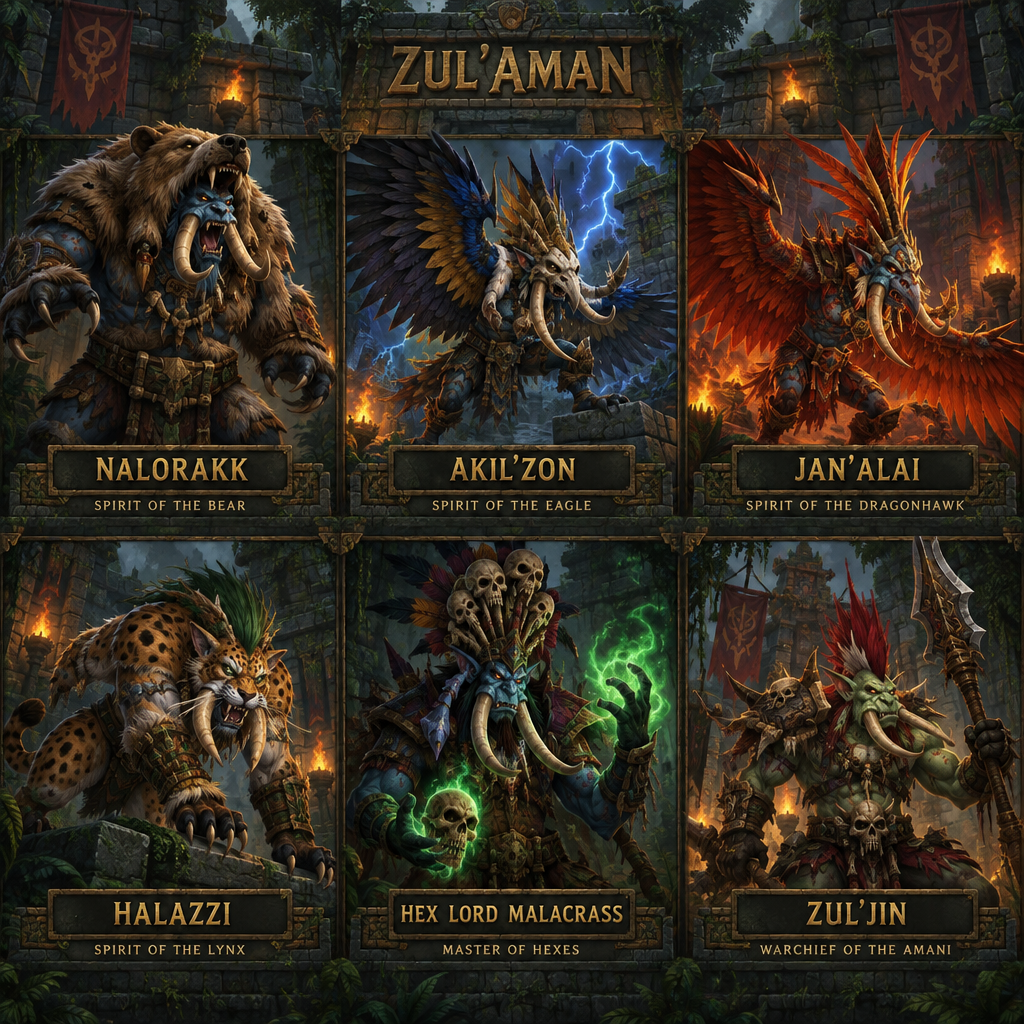 Zul'Aman Boss Overview